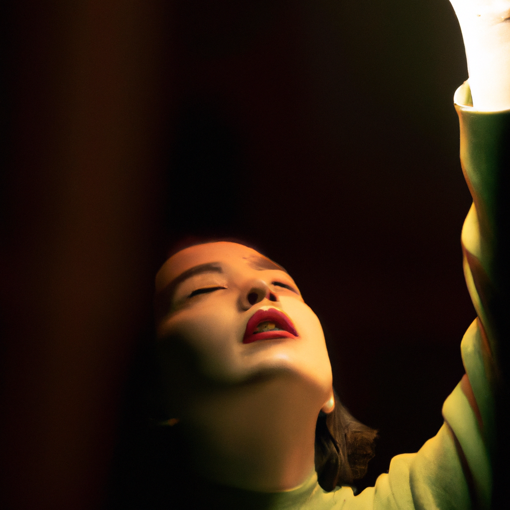 Retrato de Camila Núñez, directora creativa, luz suave y estilo minimalista